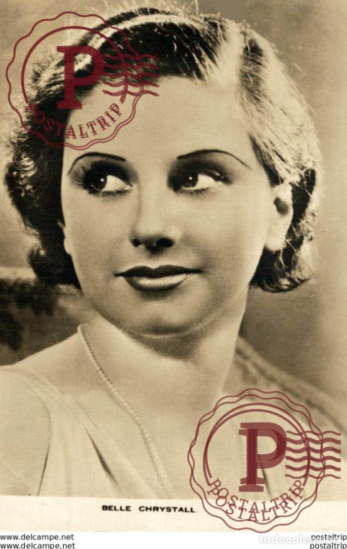 Cinema: Belle Chrystall. 8.5*13.5 cm Plain Back