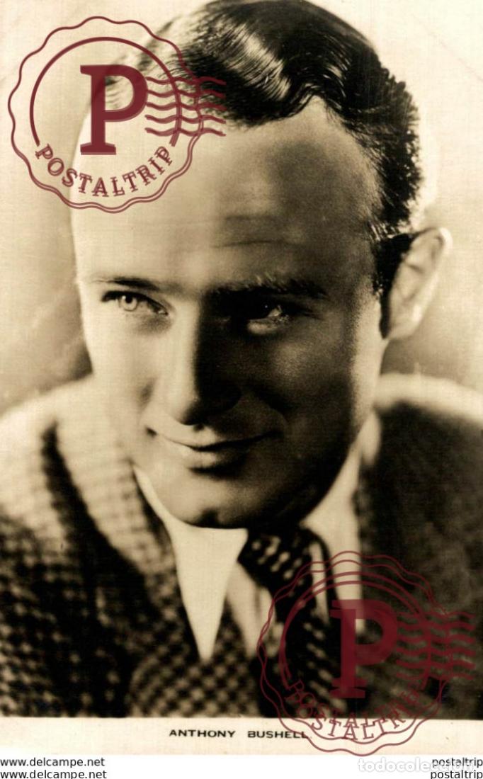 Cine: Anthony Bushell. 8.5*13.5 cm Plain Back