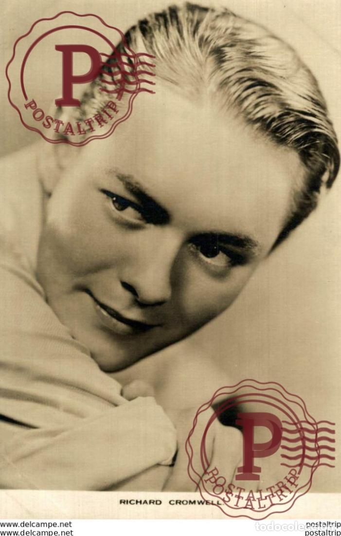 Cine: Richard Cromwell. 8.5*13.5 cm Plain Back