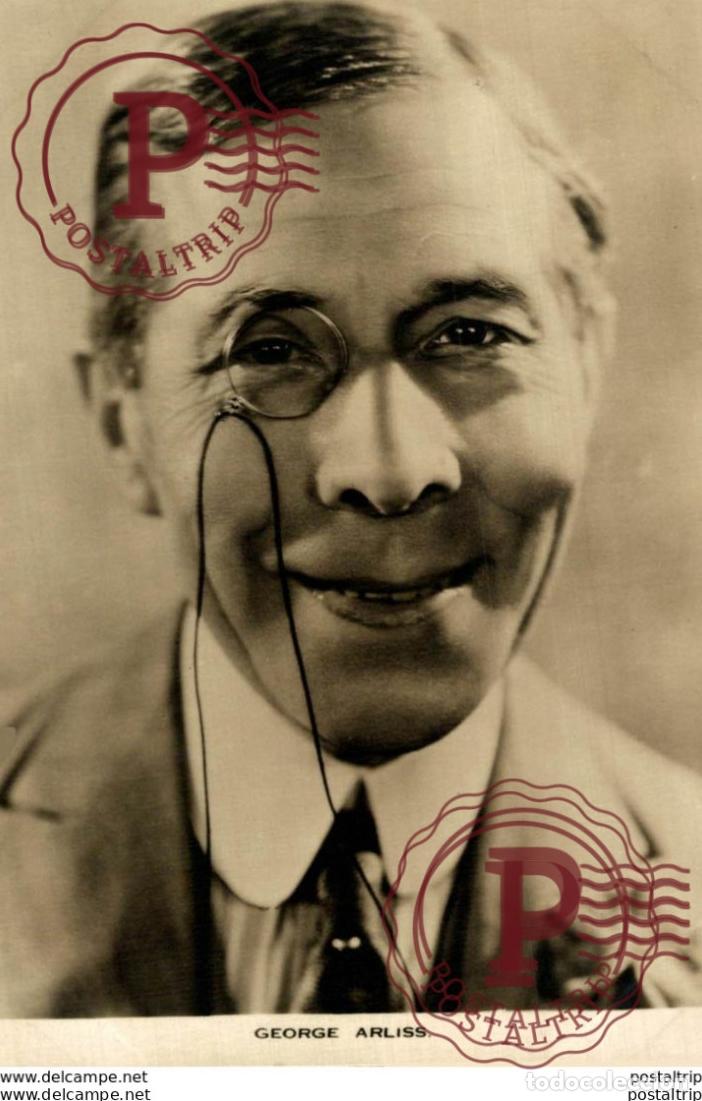 Cine: George Arliss. 8.5*13.5 cm Plain Back