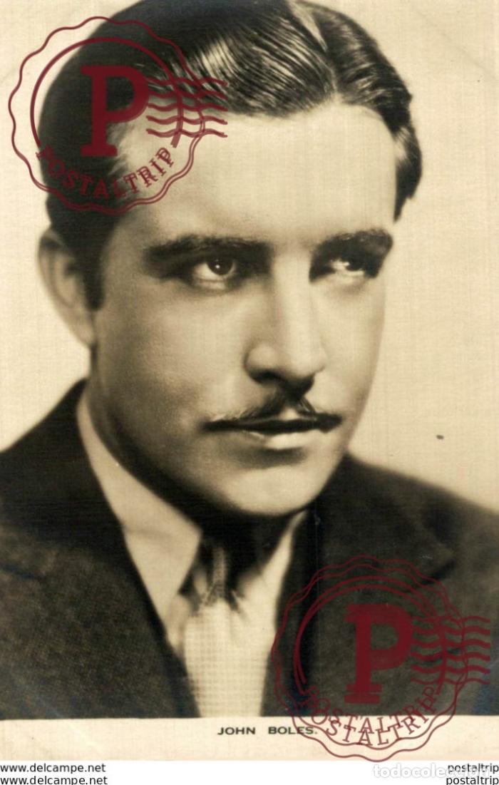 Cine: John Boles. 8.5*13.5 cm Plain Back