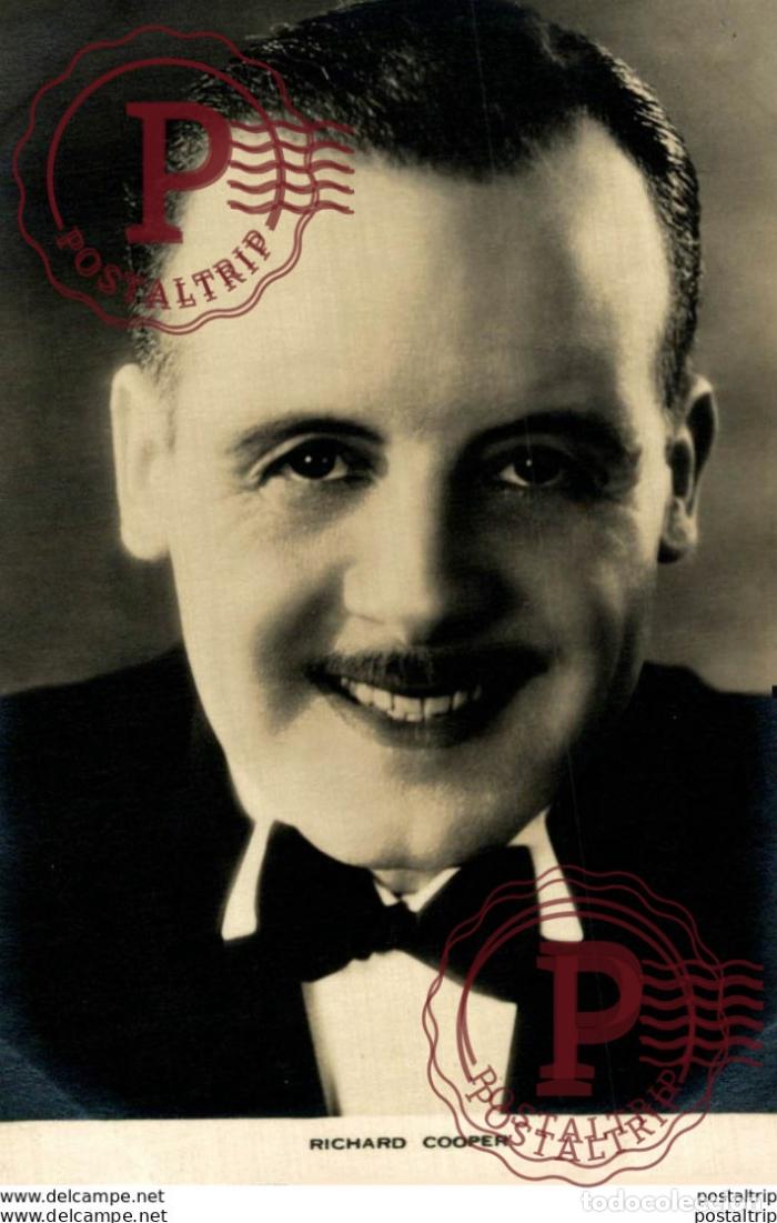 Cine: Richard Cooper. 8.5*13.5 cm Plain Back