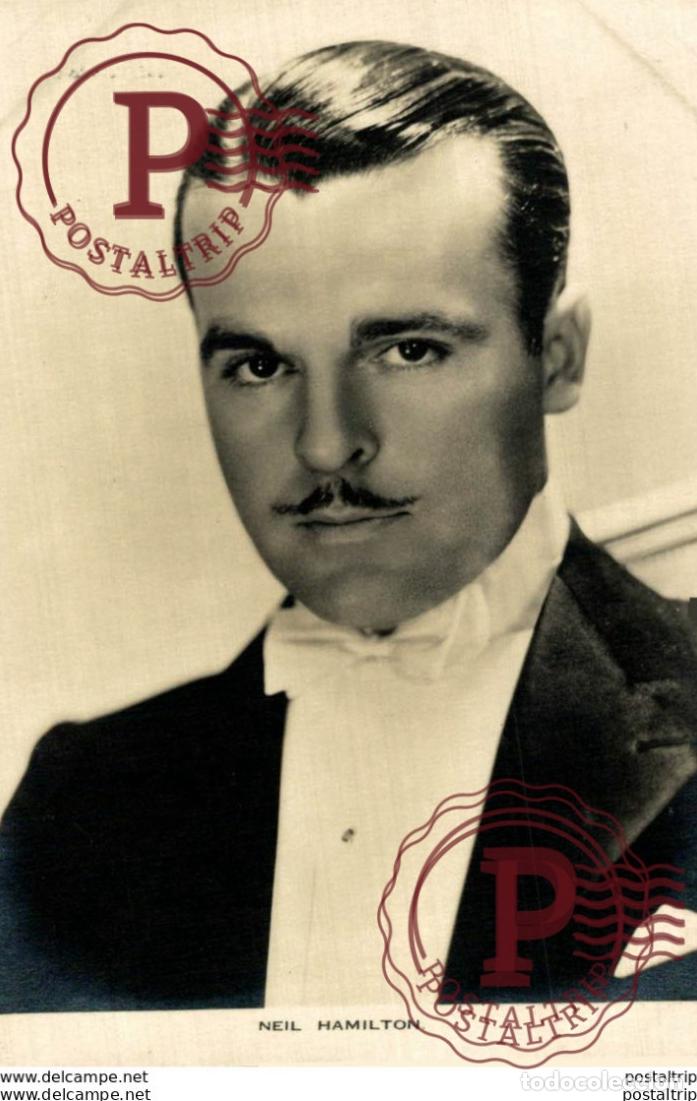 Cine: Neil Hamilton. 8.5*13.5 cm Plain Back