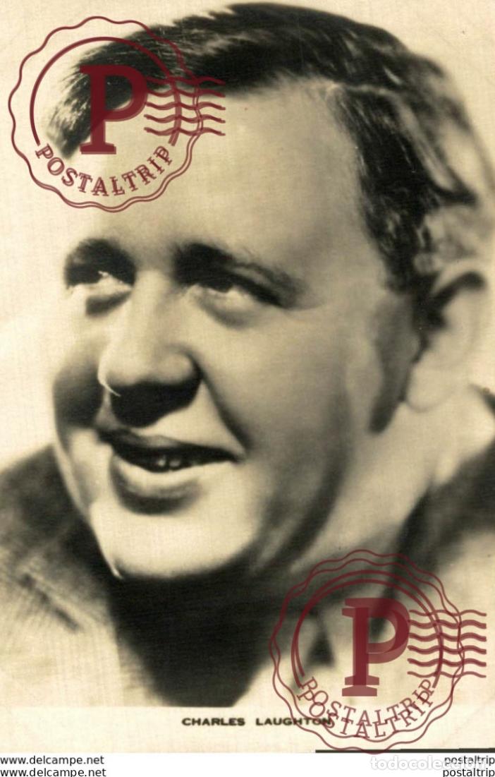Cine: Charles Laughton. 8.5*13.5 cm Plain Back