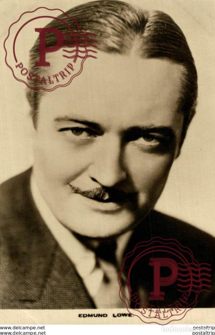 Cine: Edmund Lowe. 8.5*13.5 cm Plain Back