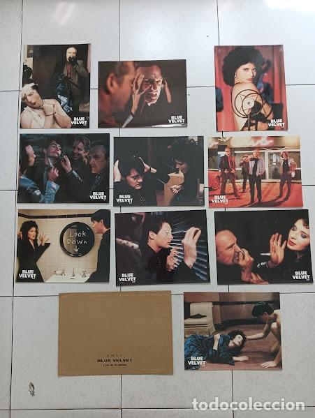 Cine: SJC 0046 TERCIPELO AZUL Blue Velvet DAVID LYNCH SET 10 FOTOCROMOS ORIGINAL FRANCES