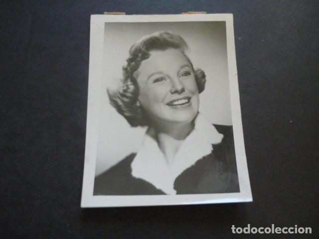 Cine: JUNE ALYSON ACTRIZ ANTIGUA FOTOGRAFIA ORIGINAL 8 X 11 CM
