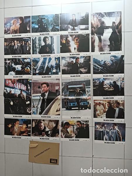 Cine: SJC 0049 BLACK RAIN MICHAEL DOUGLAS RIDLEY SCOTT SET 20 FOTOCROMOS ORIGINAL ALEMAN