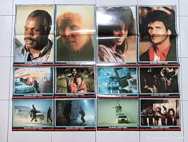 Cine: SJC 0052 ARMA LETAL MEL GIBSON SET 12 FOTOCROMOS ORIGINAL ALEMAN