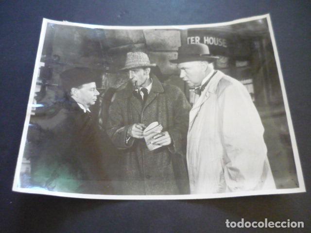 Kino: BASIL RATHBONE ACTOR ANTIGUA FOTOGRAFIA ORIGINAL 18 X 24 CM