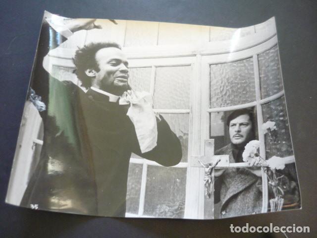 Cine: MARCELO MASTROIANI ACTOR ANTIGUA FOTOGRAFIA ORIGINAL 25 X 20,5 CM