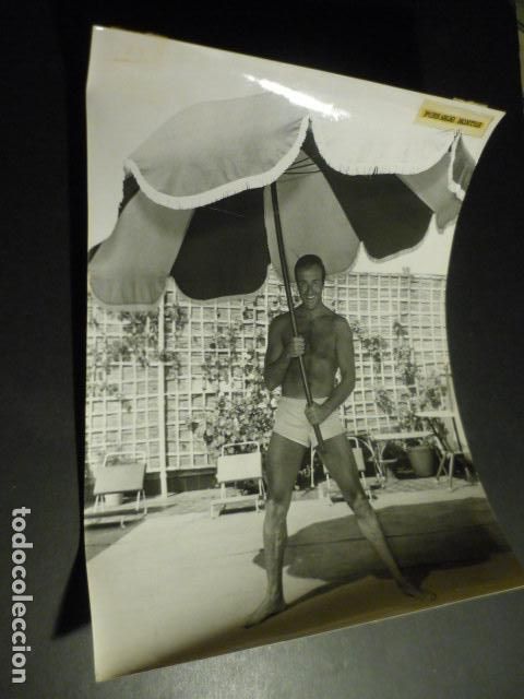Cin&eacute;ma: FERNANDO MONTES ACTOR ANTIGUA FOTOGRAFIA ORIGINAL 18 X 24 CM