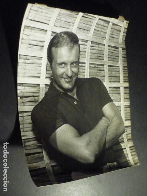Cin&eacute;ma: FERNANDO MONTES ACTOR ANTIGUA FOTOGRAFIA ORIGINAL 18 X 24 CM