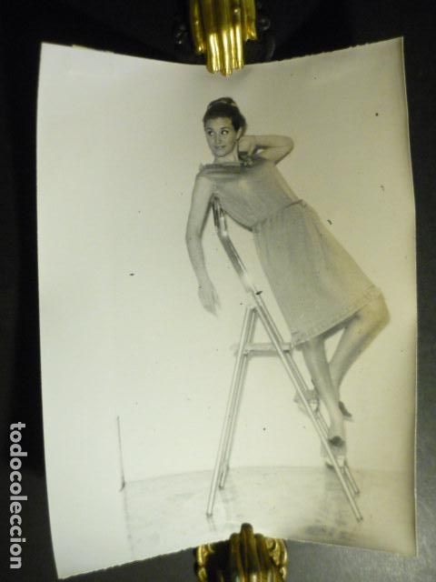 Cine: PILAR CLEMENS ACTRIZ ANTIGUA FOTOGRAFIA ORIGINAL 18 X 24 CM