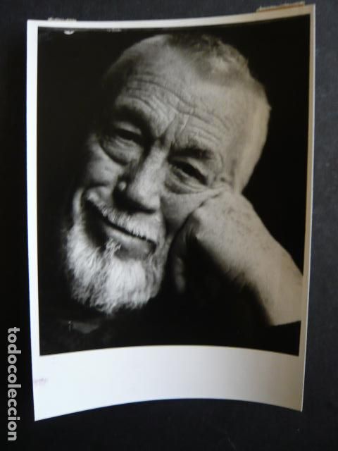 Cinema: JOHN HUSTON ACTOR ANTIGUA FOTOGRAFIA ORIGINAL 18 X 13 CM