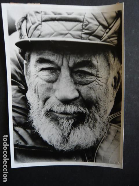 Cin&eacute;ma: JOHN HUSTON ACTOR ANTIGUA FOTOGRAFIA ORIGINAL 18 X 13 CM