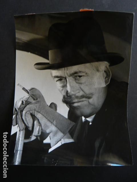 Cine: JOHN HUSTON ACTOR ANTIGUA FOTOGRAFIA ORIGINAL 18 X 24 CM