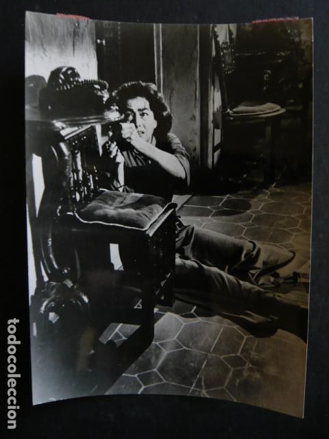 Cin&eacute;ma: QUE FUE DE BABY JANE ESCENA DE LA PELICULA ANTIGUA FOTOGRAFIA ORIGINAL 18 X 13 CM