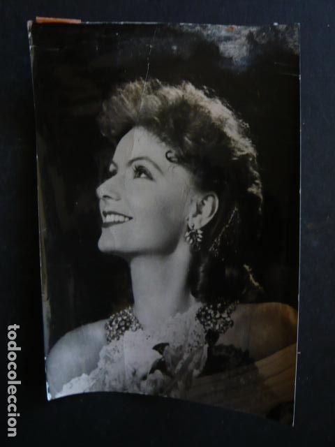 Cin&eacute;ma: GRETA GARBO ACTRIZ ANTIGUA FOTOGRAFIA ORIGINAL 13 X 18 CM