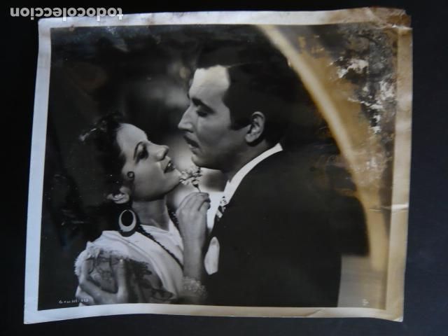 Cin&eacute;ma: UNA GITANA EN MEXICO ESCENA DE LA PELICULA ANTIGUA FOTOGRAFIA ORIGINAL 24 X 18 CM