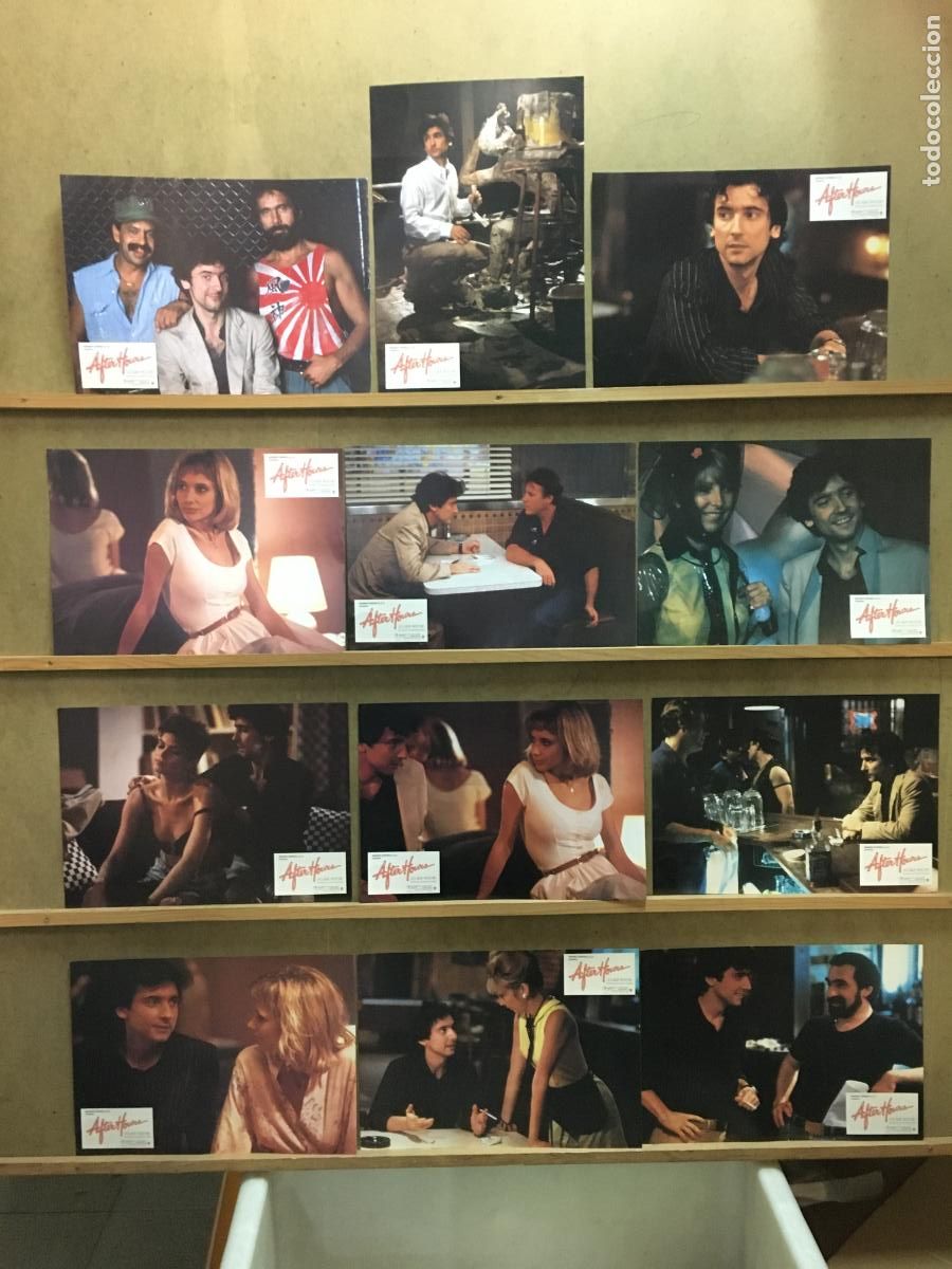 Cinema: AFP78 AFTER HOURS JO QUE NOCHE MARTIN SCORSESE ROSANNA ARQUETTE SET CTO 12 FOTOCROMOS ORG ESTRENO