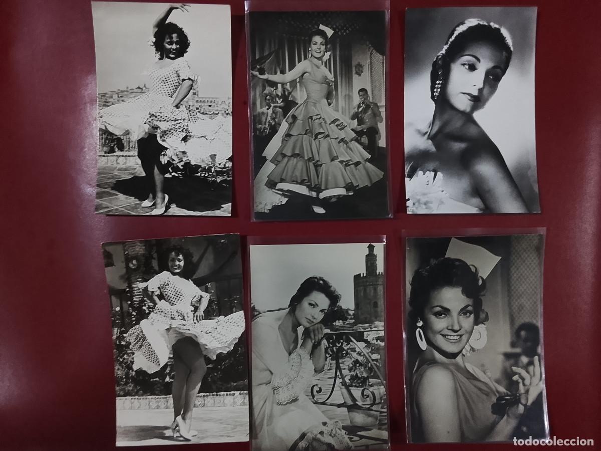 Cine: Lote de 6 postales de Carmen Sevilla (sin circular)
