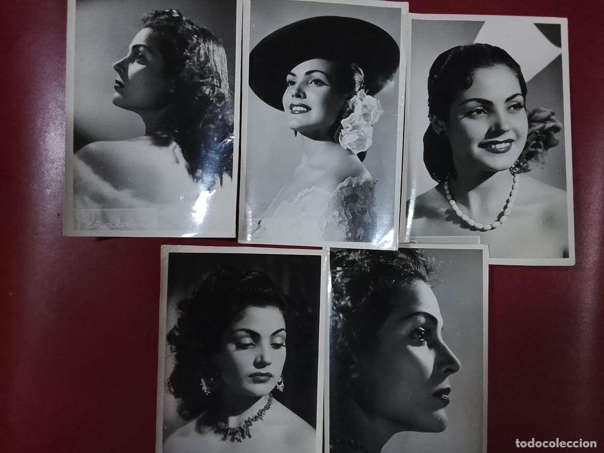 Cine: Lote de 5 fotograf&iacute;as de Carmen Sevilla