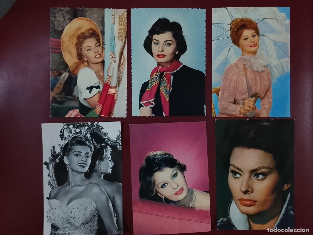 Cine: Lo de 6 postales de Sophia Loren (sin circular)