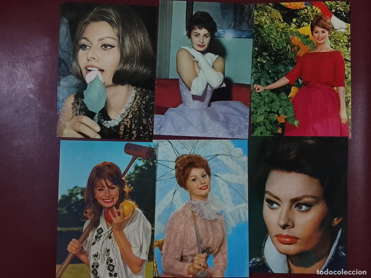 Cine: Lo de 6 postales de Sophia Loren (sin circular)