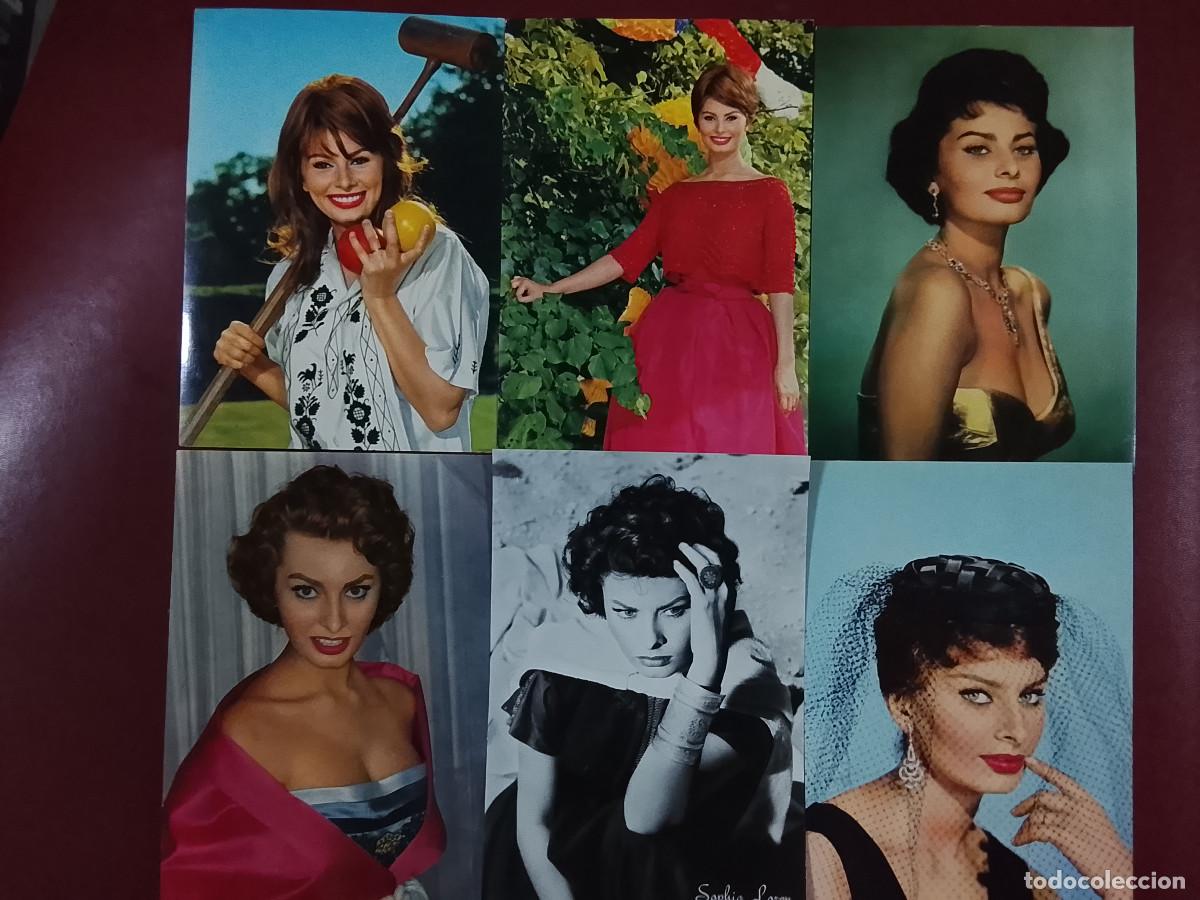 Cine: Lo de 6 postales de Sophia Loren (sin circular)
