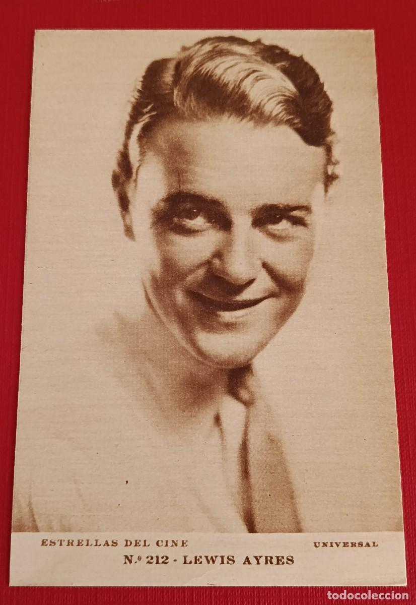 Cine: POSTAL N&ordm; 212 LEWIS AYRES - ESTRELLAS DE CINE - UNIVERSAL