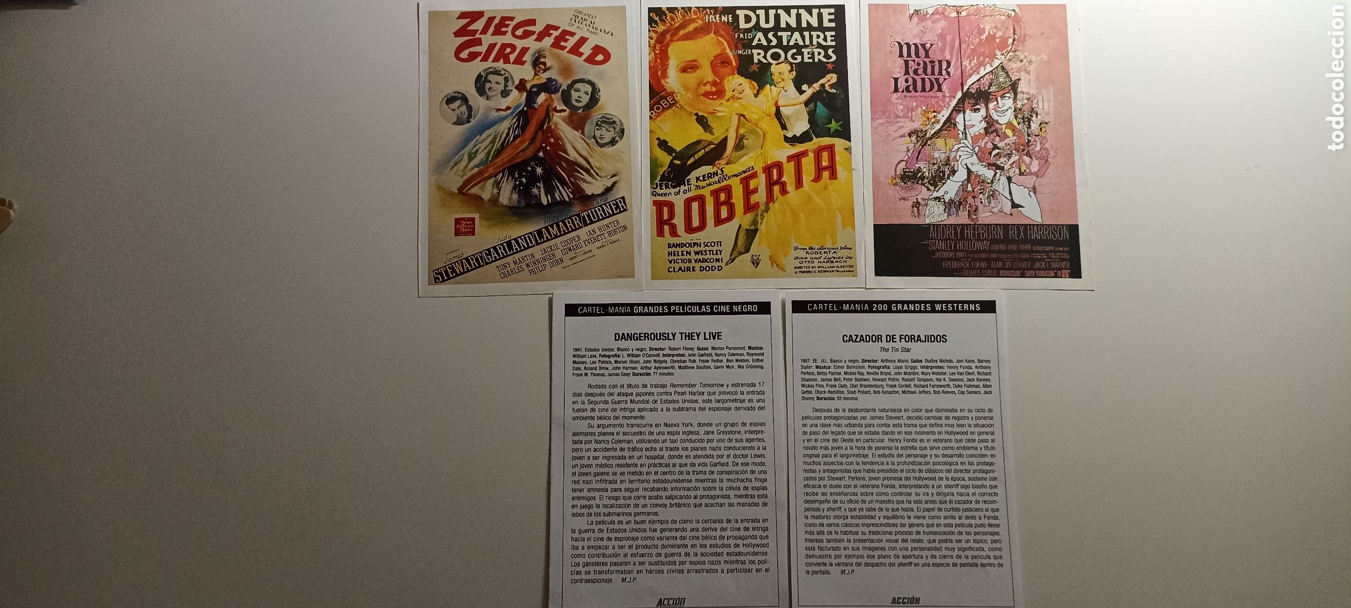 Cine: LOTE 25 carteles cine cl&aacute;sico