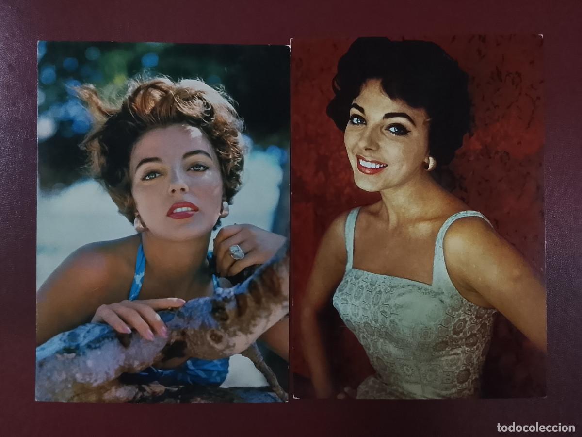 Cine: Lote de 2 postales de Joan Collins