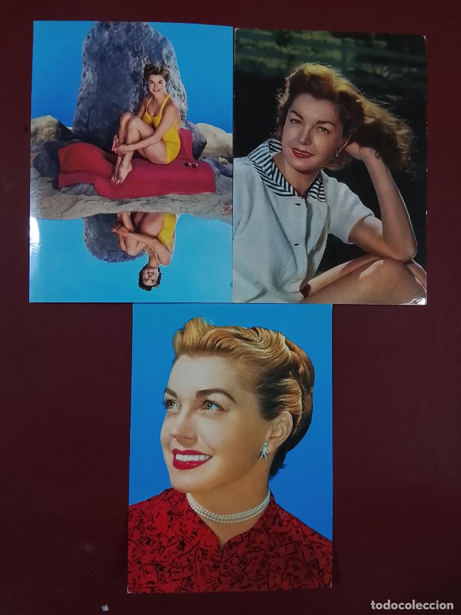 Cine: Lote de 3 postales de Esther Williams