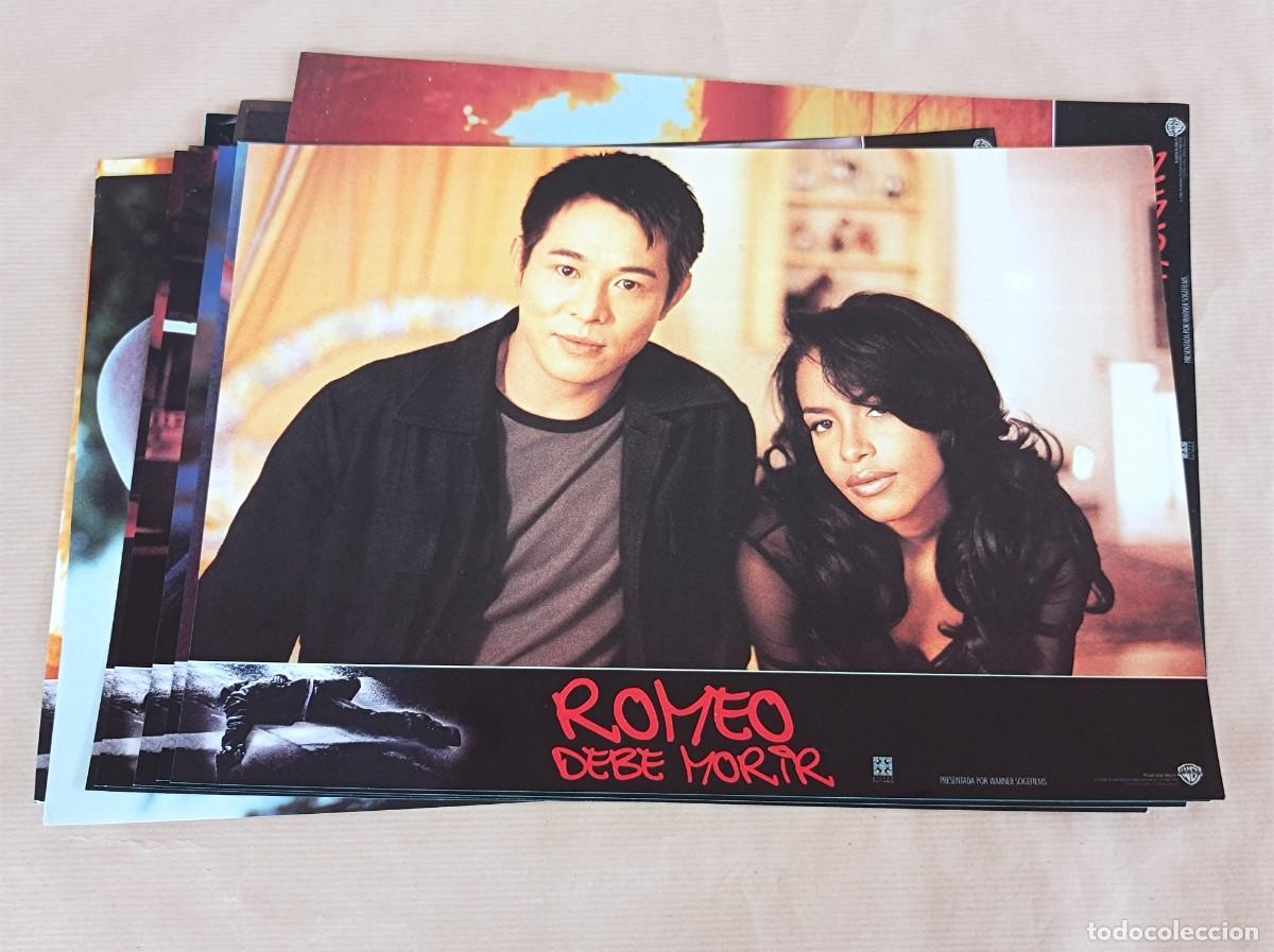Cine: 12 FOTOCROMOS PEL&Iacute;CULA ROMEO DEBE MORIR - JUEGO COMPLETO LOTE 2