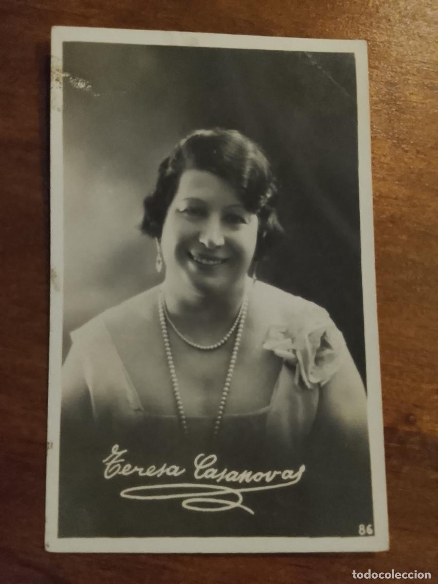 Cine: Postal de la actriz Teresa Casanovas