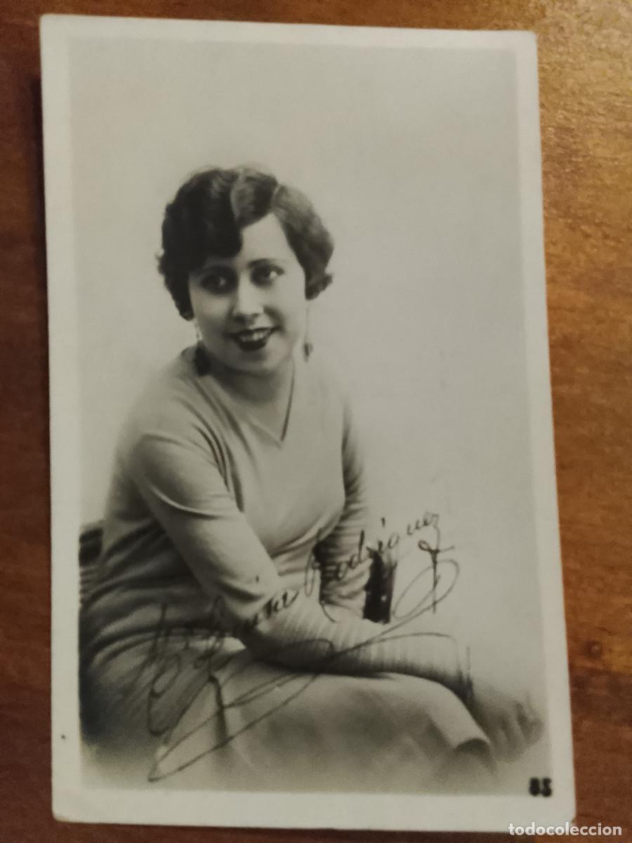 Cine: Postal de la actriz Mar&iacute;a Luisa Rodr&iacute;guez