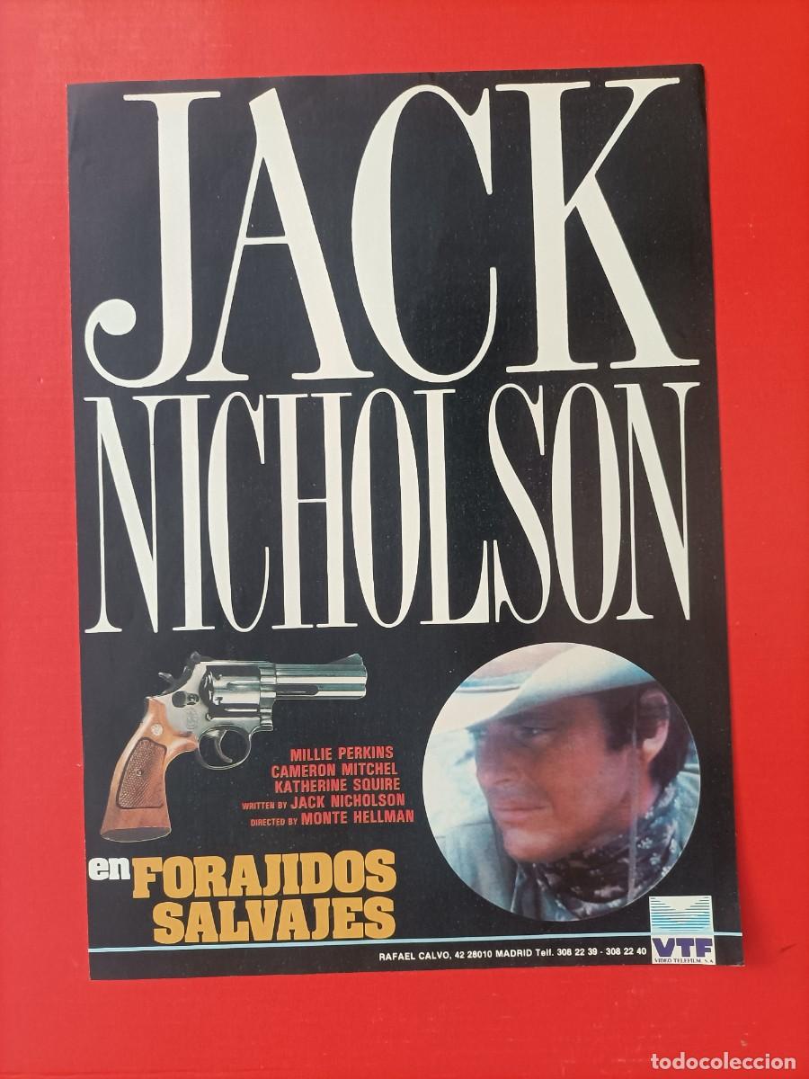 Cine: CARTEL FORAJIDOS SALVAJES, EN DORSO CARATULA PERO QUI&Eacute;N MAT&Oacute; A HARRY DE ALFRED HITCHCOCK