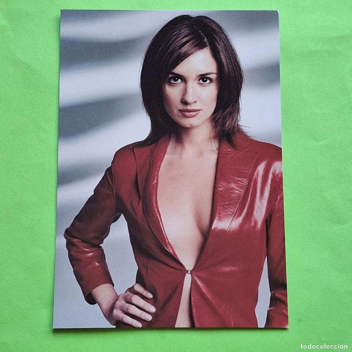 Cine: PAZ VEGA - POSTAL FOTO COLECCION JORDI SOCIAS FOTOGRAFO 2001 - ACTOR ACTRIZ DIRECTOR CINE