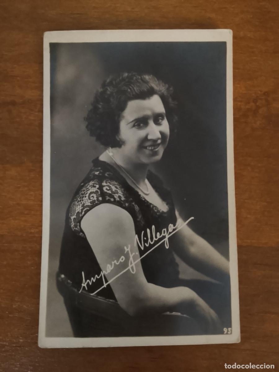 Cine: Postal de la actriz Amparo J. Villegas