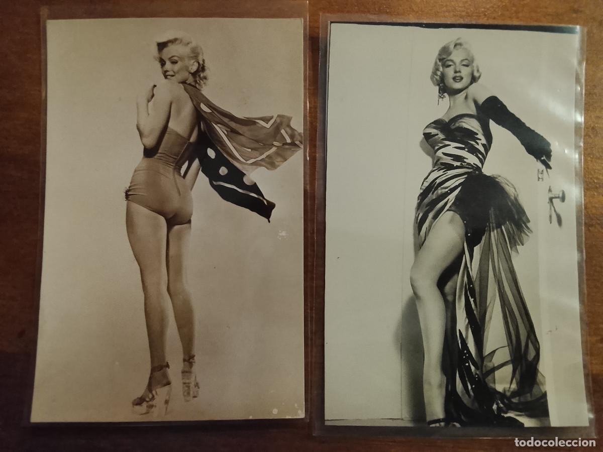 Cine: Lote de 2 postales de Marilyn Monroe