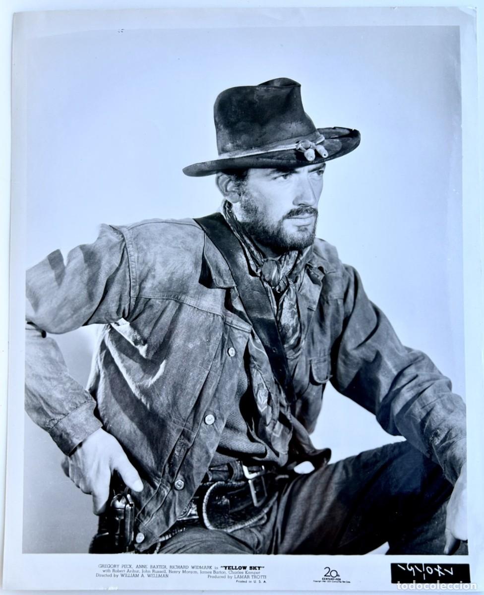 Cine: Gregory Peck - Yellow Sky - 1949 Fotograf&iacute;a Original de Impresi&oacute;n Gelatina Plata 20th Century Fox