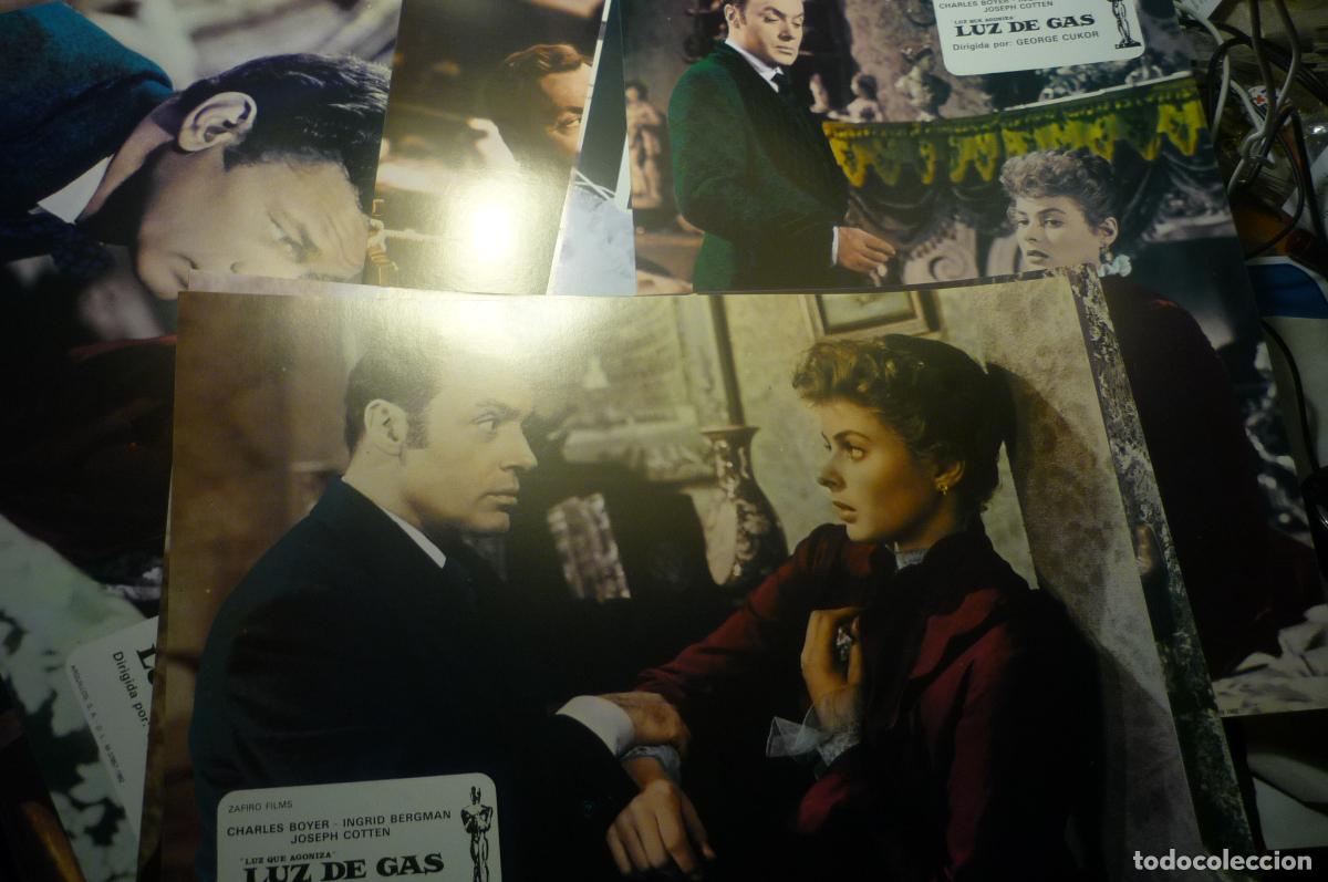 Cine: juego completo fotocromos luz de gas ingrid bergman