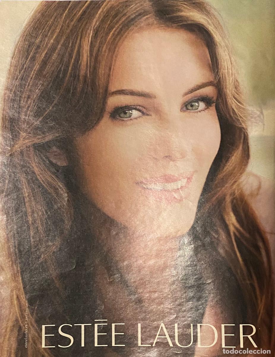 Cine: Publicidad de revista original a&ntilde;o 2008 de Est&eacute;e Lauder, con la actriz Elizabeth Hurley. Nueva.