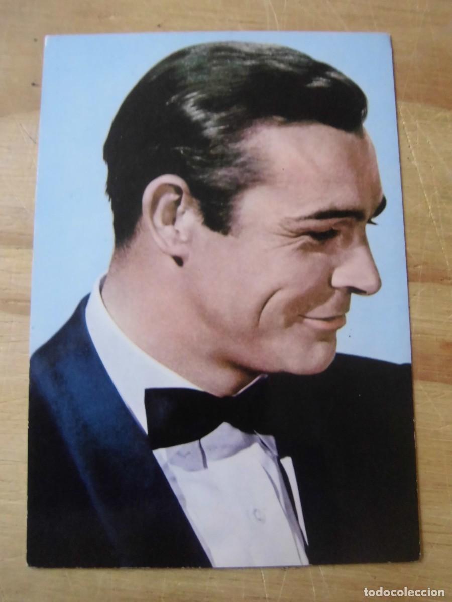 Cine: ANTIGUA POSTAL SEAN CONNERY OSCARCOLOR