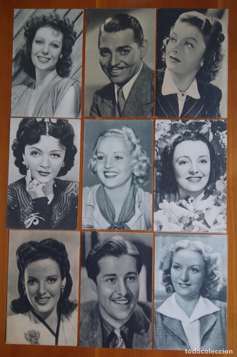 Cine: 9 TARJETAS POSTALES ANTIGUAS