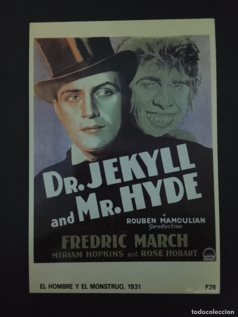 Cine: Postal Dr. Jekyll and Mr. Hyde (El hombre y el monstruo)