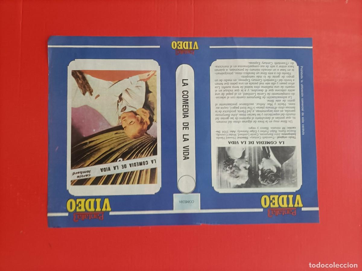 Cine: CARATULA CARTEL LA COMEDIA DE LA VIDA 1934, EN EL DORSO, CARTEL ELLIS ISLAN RICHARD BURTON.