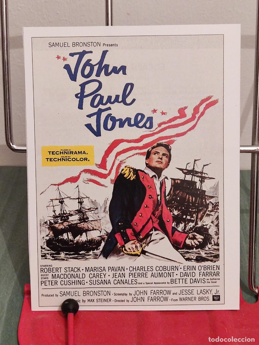 Cine: El capitan Jones (John Paul Jones) . Ficha revista Accion cine