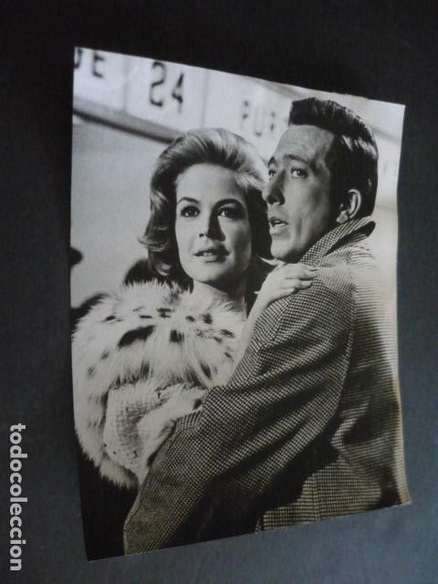 Cine: SANDRA LEE ACTRIZ CON ANDY WILLIAMS ANTIGUA FOTOGRAFIA 22 X 18 CM